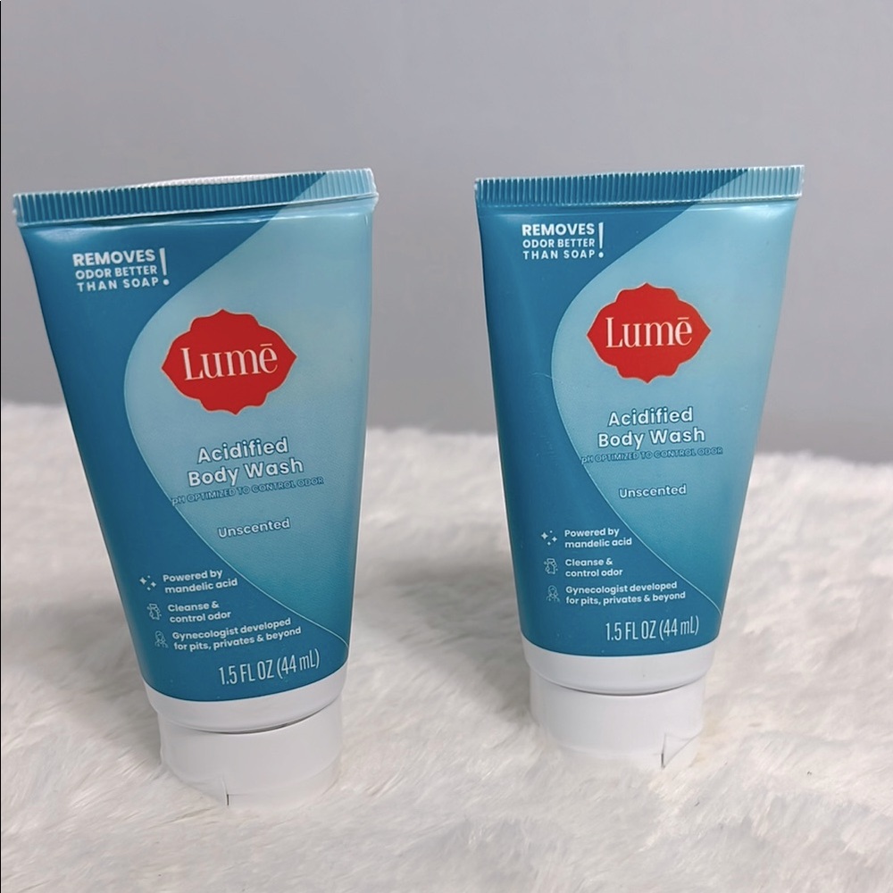 Lume Acidified Body Wash - Unscented, New and Sealed!